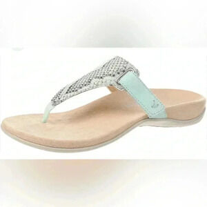 Womens Vionic Wanda Toe Post Sandal Seafoam Size 9